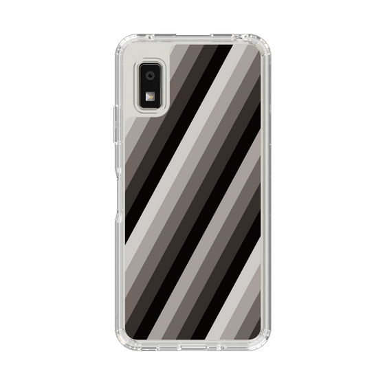 Slim Protection Case［ Middle Stripe - Black ］