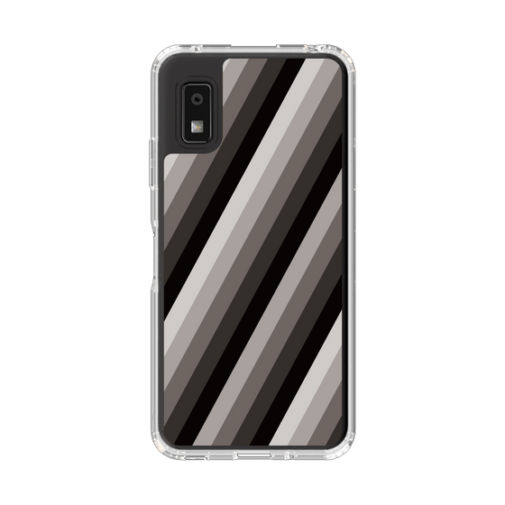 Slim Protection Case［ Middle Stripe - Black ］