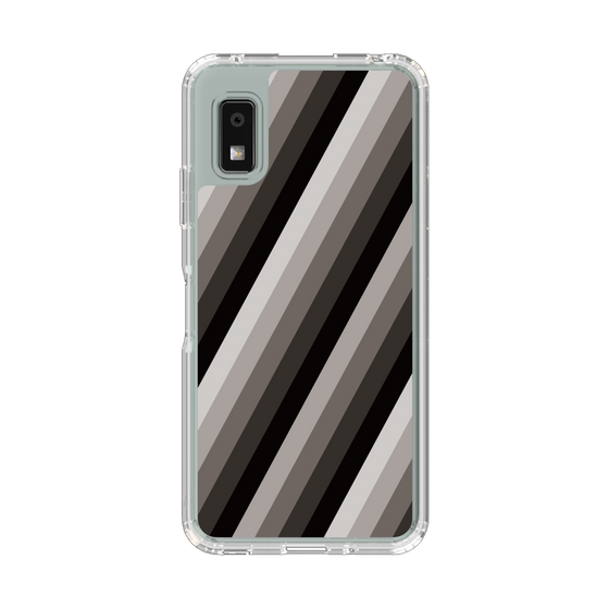 Slim Protection Case［ Middle Stripe - Black ］