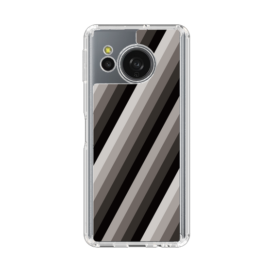 Slim Protection Case［ Middle Stripe - Black ］