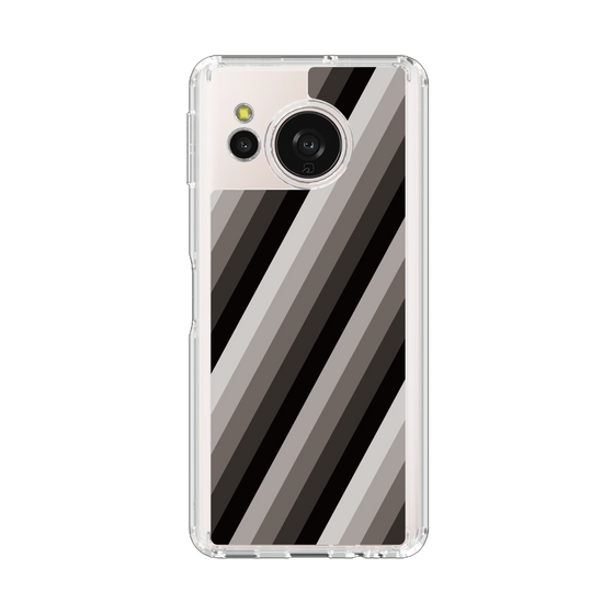 Slim Protection Case［ Middle Stripe - Black ］