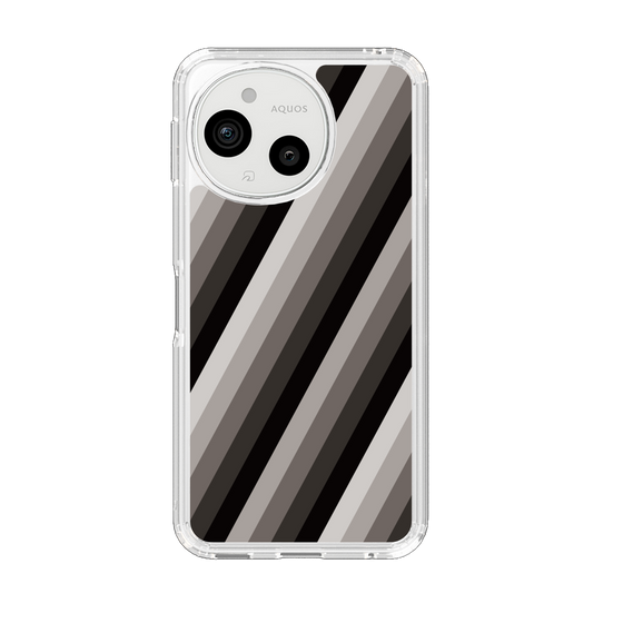 Slim Protection Case［ Middle Stripe - Black ］