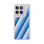 Slim Protection Case［ Middle Stripe - Blue ］