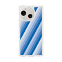 Slim Protection Case［ Middle Stripe - Blue ］