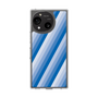 Slim Protection Case［ Middle Stripe - Blue ］