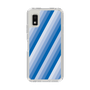 Slim Protection Case［ Middle Stripe - Blue ］