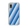 Slim Protection Case［ Middle Stripe - Blue ］