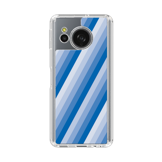 Slim Protection Case［ Middle Stripe - Blue ］