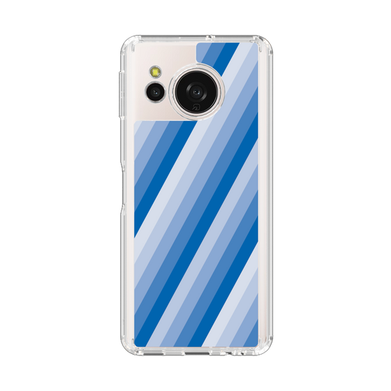 Slim Protection Case［ Middle Stripe - Blue ］