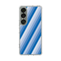 Slim Protection Case［ Middle Stripe - Blue ］