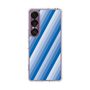 Slim Protection Case［ Middle Stripe - Blue ］