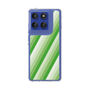 Slim Protection Case［ Middle Stripe - Green ］