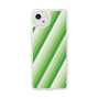 Slim Protection Case［ Middle Stripe - Green ］