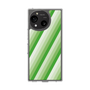Slim Protection Case［ Middle Stripe - Green ］