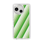 Slim Protection Case［ Middle Stripe - Green ］