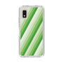 Slim Protection Case［ Middle Stripe - Green ］