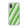 Slim Protection Case［ Middle Stripe - Green ］