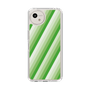 Slim Protection Case［ Middle Stripe - Green ］