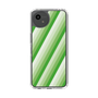 Slim Protection Case［ Middle Stripe - Green ］