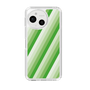 Slim Protection Case［ Middle Stripe - Green ］