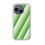 Slim Protection Case［ Middle Stripe - Green ］