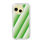 Slim Protection Case［ Middle Stripe - Green ］