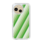 Slim Protection Case［ Middle Stripe - Green ］