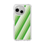Slim Protection Case［ Middle Stripe - Green ］