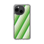 Slim Protection Case［ Middle Stripe - Green ］