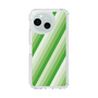 Slim Protection Case［ Middle Stripe - Green ］