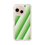 Slim Protection Case［ Middle Stripe - Green ］