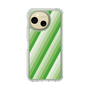 Slim Protection Case［ Middle Stripe - Green ］