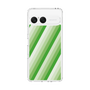 Slim Protection Case［ Middle Stripe - Green ］