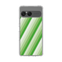 Slim Protection Case［ Middle Stripe - Green ］