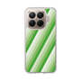 Slim Protection Case［ Middle Stripe - Green ］