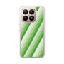 Slim Protection Case［ Middle Stripe - Green ］
