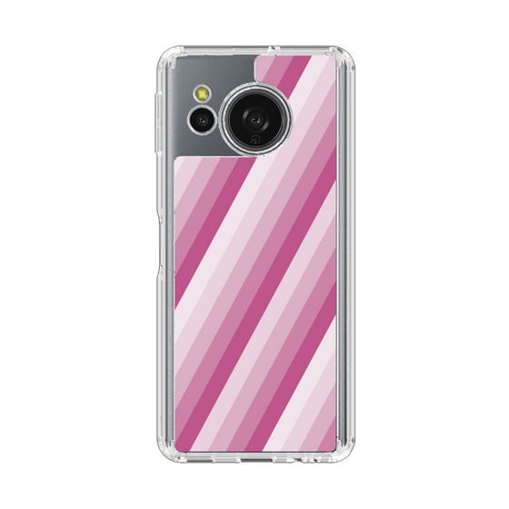 Slim Protection Case［ Middle Stripe - Pink ］