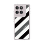 Slim Protection Case［ Big Stripe - Black × Gray ］