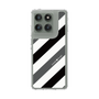 Slim Protection Case［ Big Stripe - Black × Gray ］