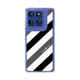 Slim Protection Case［ Big Stripe - Black × Gray ］
