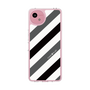 Slim Protection Case［ Big Stripe - Black × Gray ］