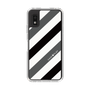 Slim Protection Case［ Big Stripe - Black × Gray ］