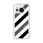 Slim Protection Case［ Big Stripe - Black × Gray ］