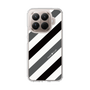 Slim Protection Case［ Big Stripe - Black × Gray ］