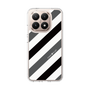Slim Protection Case［ Big Stripe - Black × Gray ］