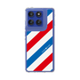 Slim Protection Case［ Big Stripe - Red × Blue ］