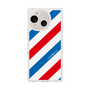 Slim Protection Case［ Big Stripe - Red × Blue ］