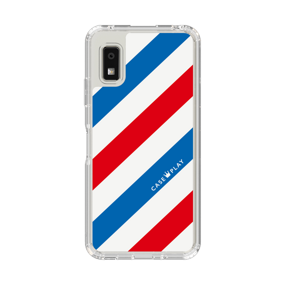 Slim Protection Case［ Big Stripe - Red × Blue ］
