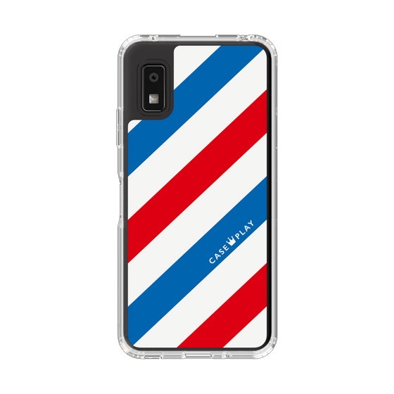 Slim Protection Case［ Big Stripe - Red × Blue ］