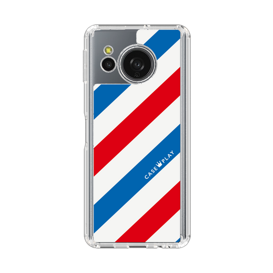 Slim Protection Case［ Big Stripe - Red × Blue ］